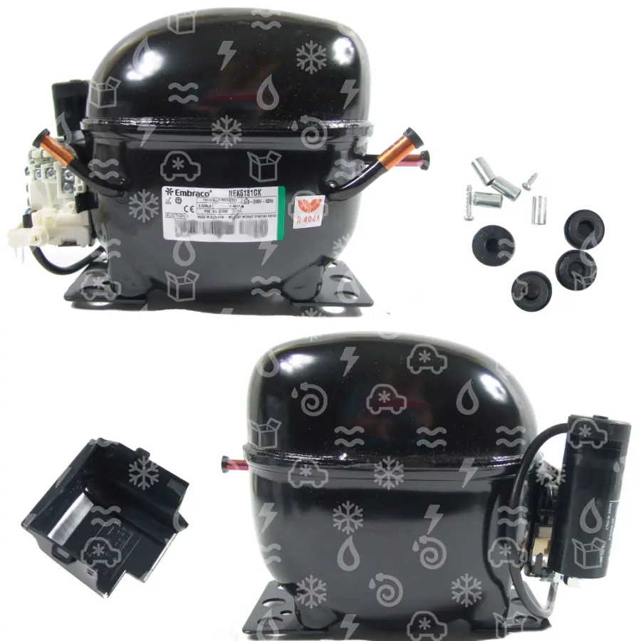 kompresor EMBRACO NEK6181GK, MBP - R404A, R507, 220 - 240 V, 50 Hz